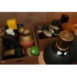 Eighteen assorted large dummy factice perfume and cosmetic display bottles, including Nina Ricci,