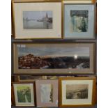 Alan Carr Linford, Battersea Bridge, London; together with a quantity of further pictures and prints