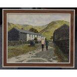 William Bird (20th century), Borrowdale, signed and dated, oil on board, 42.5cm by 55cm