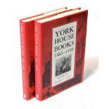 Lorraine C. Attreed, York House Books, 1461-1490, two volumes, dust wrappers