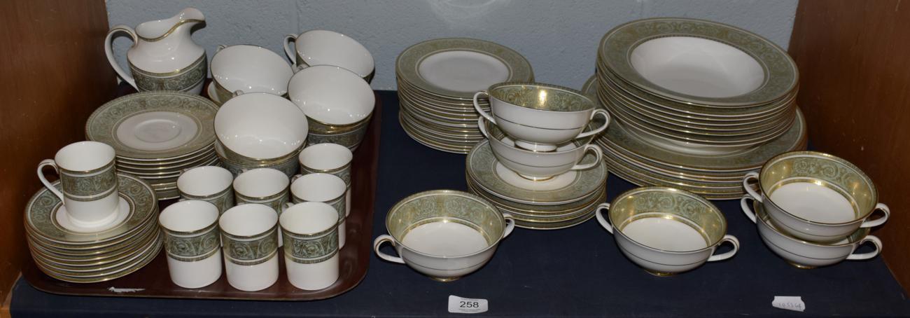 Royal Doulton ''English Renaissance'' pattern part tea and dinner service (seventy-four pieces in