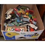 Various unboxed Diecast including a few Mattel Hotwheels red line models (all a.f.) (one box)