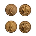 Proof Sovereigns 1980 and 1981 (2) In original boxes