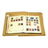 Eight Original Old Auction folders Commonwealth and S G stamp album. Bermuda. Northern Rhodesia.