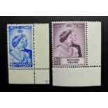 1948 Royal Silver Wedding Falkland Islands Sg 166/167 Fine Unmounted Mint