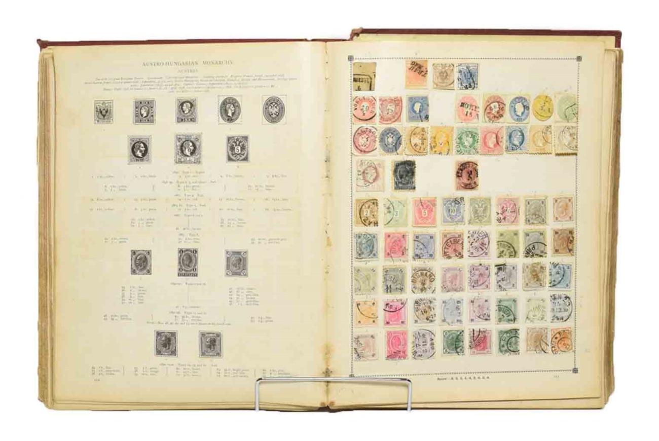 The Century Postage Stamp Album sold as received with much of merit, 1840 - 1950 GB section 1d