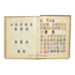 The Century Postage Stamp Album sold as received with much of merit, 1840 - 1950 GB section 1d