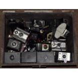 A box of box cameras