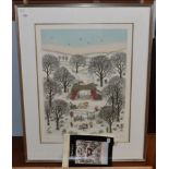 Cuca Romley, ''Sugar Maple Grove'', signed in pencil, lithograph