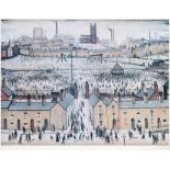 After Laurence Stephen Lowry RBA, RA (1887-1976) ''Britain at Play'' Signed, with the blindstamp for