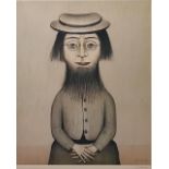 After Laurence Stephen Lowry RBA, RA (1887-1976) ''Woman with a Beard'' Signed, with the