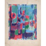 Renato Birolli (1905-1959) Italian ''Screen Design no.27'' Signed, stamped verso sketch no. DW 6185,