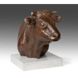 Sally Arnup FRBS, ARCA (1930-2015) ''Freisian Bull Head'' (Dalesend Cascade) Signed and numbered,