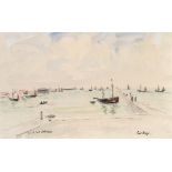 Paul Maze (1887-1979) French ''Grand-Fort-Philippe'' Signed and inscribed, watercolour, 19.5cm by