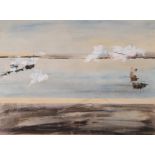 Marie Walker Last (1917-2017) ''Marine Mirage'' Signed and dated (19)78, mixed media, 56cm by 75cm