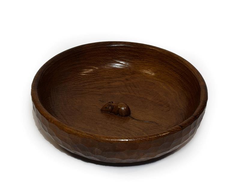 Workshop of Robert Mouseman Thompson (Kilburn): A Large Bespoke Circular Bowl, circa 2010, tooled