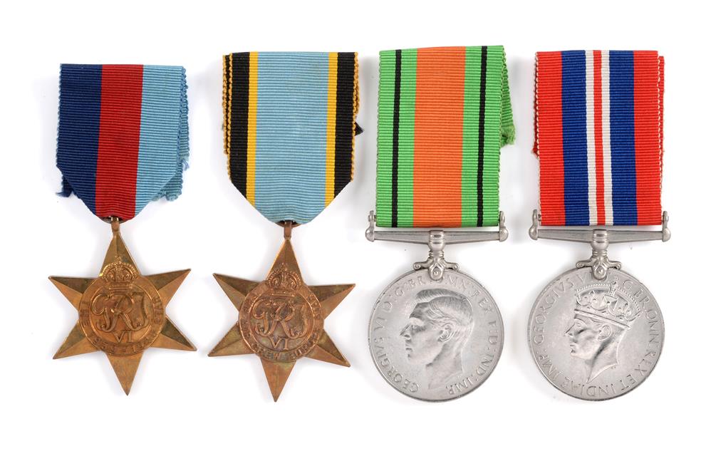 A Second World War RAF Posthumous Group of Four Medals, awarded to 654599 W/O W.Owens 103