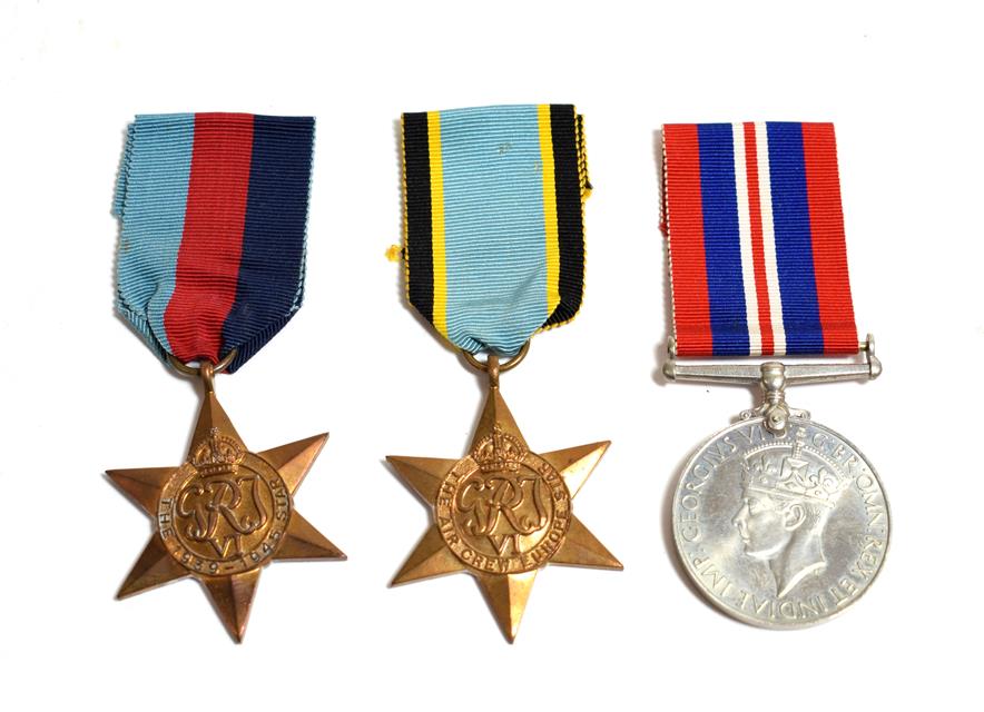 A Second World War RAF Casualty Group of Three Medals, posthumously awarded to 1394728 Sergeant A