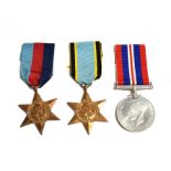 A Second World War RAF Casualty Group of Three Medals, posthumously awarded to 1394728 Sergeant A