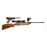 PURCHASER MUST BE 18 YEARS OF AGE OR OVER An SMK .22 Calibre Break Barrel Air Rifle, no visible