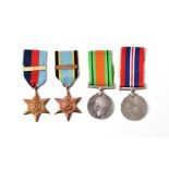 A Second World War Group of Four Medals, purporting to have been awarded to 74719 Flight