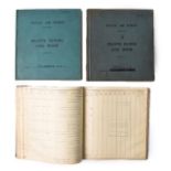 Three Second World War RAF Pilot's Flying Log Books, to 112444 Flight Lieutenant L E Carroll, from