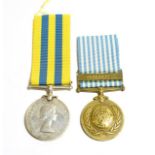 A Korea Pair 1950-53 (Canadian Issue), comprising Korea Medal awarded to SC-7217 B.G.I. HEENAN and