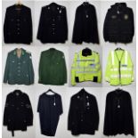 A Small Quantity of Police Uniforms, including two West German Police tunics, a pair of Mexican