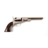 A 19th Century .36 Single Action Six Shot Percussion Revolver by the Metropolitan Arms Company of