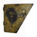 A Second World War German Afrikakorps Vehicle Door, possibly for a Horch Kfz 15, with stencilled