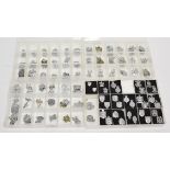 A Collection of Approximately One Hundred and Forty British Police Collar Badges, mainly Elizabeth
