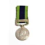 An India General Service Medal 1909, with clasp NORTH WEST FRONTIER 1908, awarded to 18976 Gunr.G.