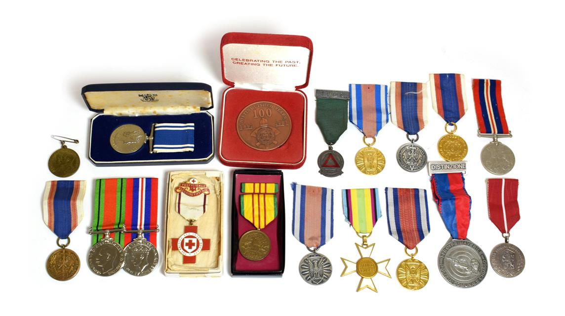 A Police Long Service and Good Conduct Medal (Elizabeth II), awarded to CONST. CECIL COLLINS, in