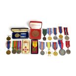 A Police Long Service and Good Conduct Medal (Elizabeth II), awarded to CONST. CECIL COLLINS, in