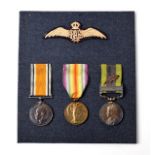 A Royal Navy/Royal Air Force Trio, comprising British War Medal and Victory Medal to MID.H.G.