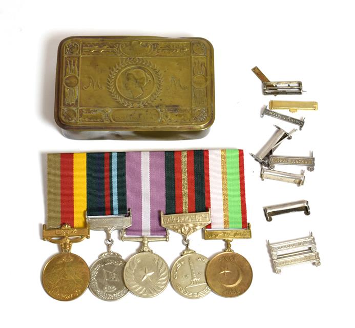 A Group of Five Pakistan Medals, comprising 1998 Nuclear Test Chagai Medal, Tamgha-e-Istaqlal, A.H.