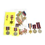 A Second World War Group of Six Medals, comprising 1939-45 Star, Africa Star with clasp 8TH ARMY and