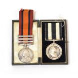 A Queen's South Africa Medal, with Cape Colony, Orange Free State and Transvaal clasps, to 3896