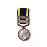 A Punjab Medal 1849, with two clasps GOOJERAT and MOOLTAN, awarded to J.WARD, 1ST BN.60TH R.