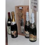 Pierre Bouree Fils Gevrey Chambertin 1er cru 1990 (one bottle); Gratieu and Meyer Saumur demi-sec (
