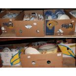 A large quantity of household ceramics, including dinner wares and decorative items (seven boxes)