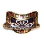 A Royal Crown Derby twin-handled Imari pattern bowl