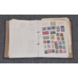 An Ace stamp album with stamps