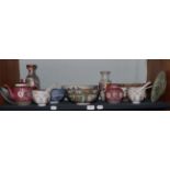 A quantity of decorative Oriental ceramics including famille rose; famille verte; etc