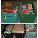Large collection of games, jigsaws and other pastimes