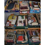 A large collection of books including Richmond/Yorkshire local history, Folio Society, silver and