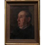 James William Booth ARCA (1867-1953) Portrait of the artist's father Signed and dated 1895, oil on