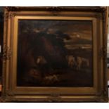 Follower of Henry Alken (1785-1851) ''The Earth Stopper'' Bears signature, oil on canvas, 45.5cm