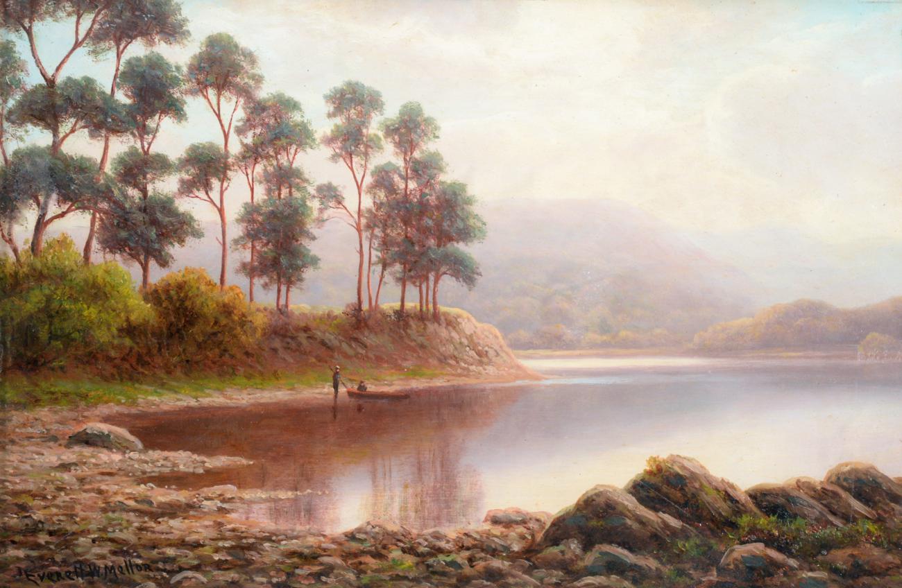 Everett W. Mellor (1878-1965) ''Friars Crag, Derwentwater'' ''Derwentwater'' Signed, oil on board, - Image 3 of 3