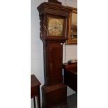 ~ An oak thirty hour longcase clock, signed Barnish, Rochdale, circa 1780, square brass dial